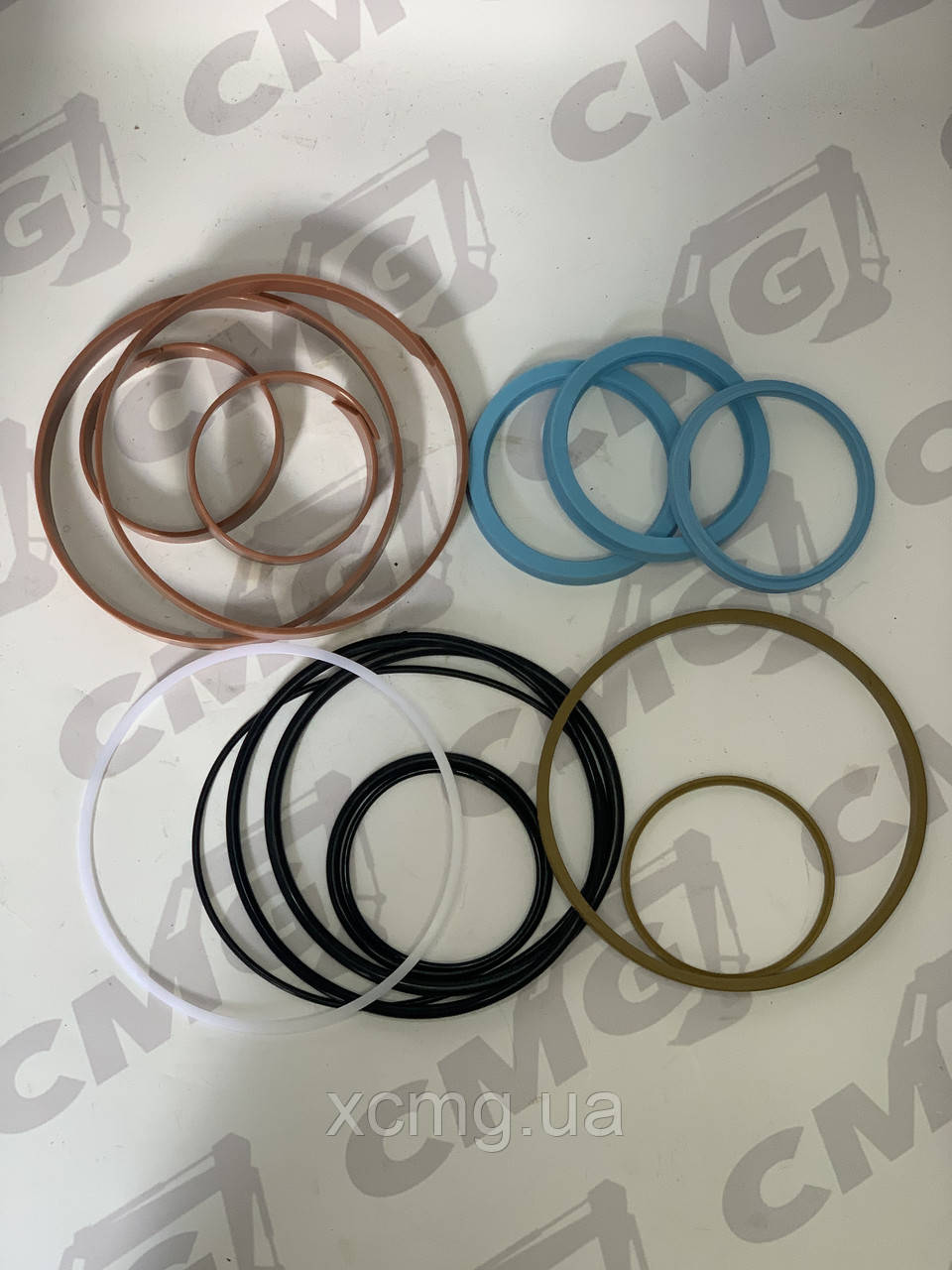 Ремкомплект гумових ущільнювачів циліндра підйому 860110547 ZL50G, фото 1