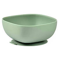 Силіконова миска з підставкою-присоскою Beaba Olive