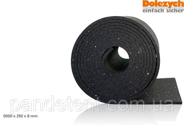 Антиковзаючий килимок гумовий для перевезення вантажів 250х5000мм- 8мм DOLEZYCH (Німеччина0 в рулоні, фото 1