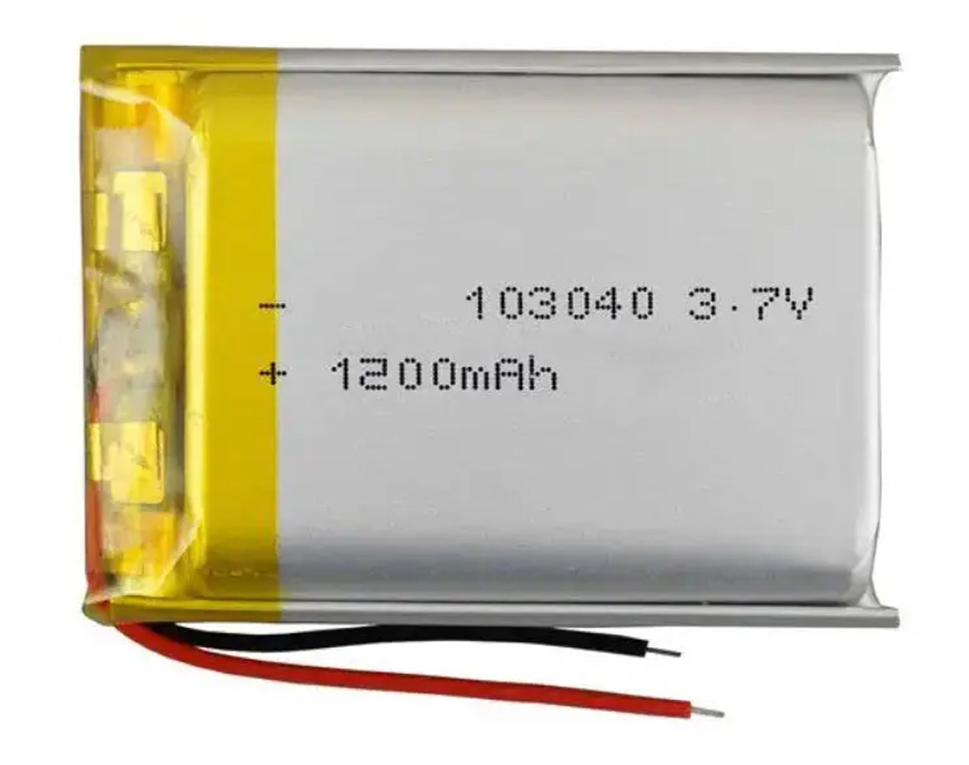 Акумулятор літій-полімерний 103040 3,7V 1200 mAh (10*30*40 мм)