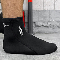 Мужские тактические водонепроницаемые неопреновые носки без змейки термоноски для военных черные
