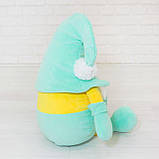 М'яка іграшка Kidsqo гномик Санта 53см м'ятно-жовтий (KD1772), фото 3