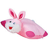 М'яка іграшка Zolushka Подушка трансформер зайчик 37см (ZL244), фото 2