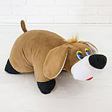 М'яка іграшка Zolushka Подушка трансформер собачка 37см (ZL245), фото 3