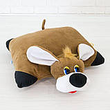 М'яка іграшка Zolushka Подушка трансформер собачка 37см (ZL245), фото 4