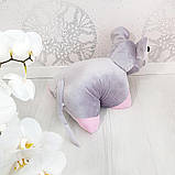 М'яка іграшка Zolushka Подушка трансформер мишка 37см (ZL247), фото 4