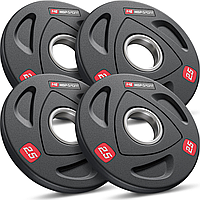 Набор дисков олимпийских Hop-Sport 4 х 2,5 кг/ диски, блины для тренировок