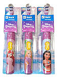 Електрична дитяча зубна щітка на батарейках Oral-B (незнімна насадка) Принцеси TP0021-2, фото 2