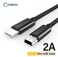 Кабель для зарядки телефона смартфона Nomi Type-C - Mini USB 1м. Зарядный провод шнур Тайп С на мини ЮСБ