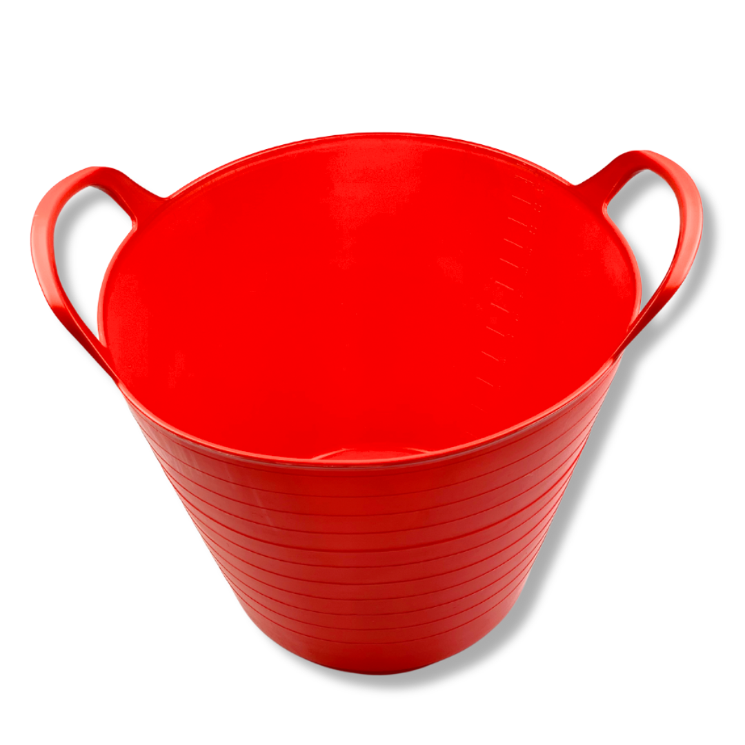 Відро еластичне будівельне Elastic Bucket Lux 26 л, червоне (335)