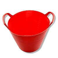 Відро еластичне будівельне Elastic Bucket Lux 26 л, червоне (335)