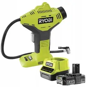 Компресор акумуляторний Ryobi R18PI-120GJ (АКБ 18 В/2.0 А·год і зарядне)