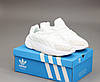 Чоловічі кросівки Adidas Ozelia White Адідас Озелія білі замша текстиль рефлектив демісезон, фото 9