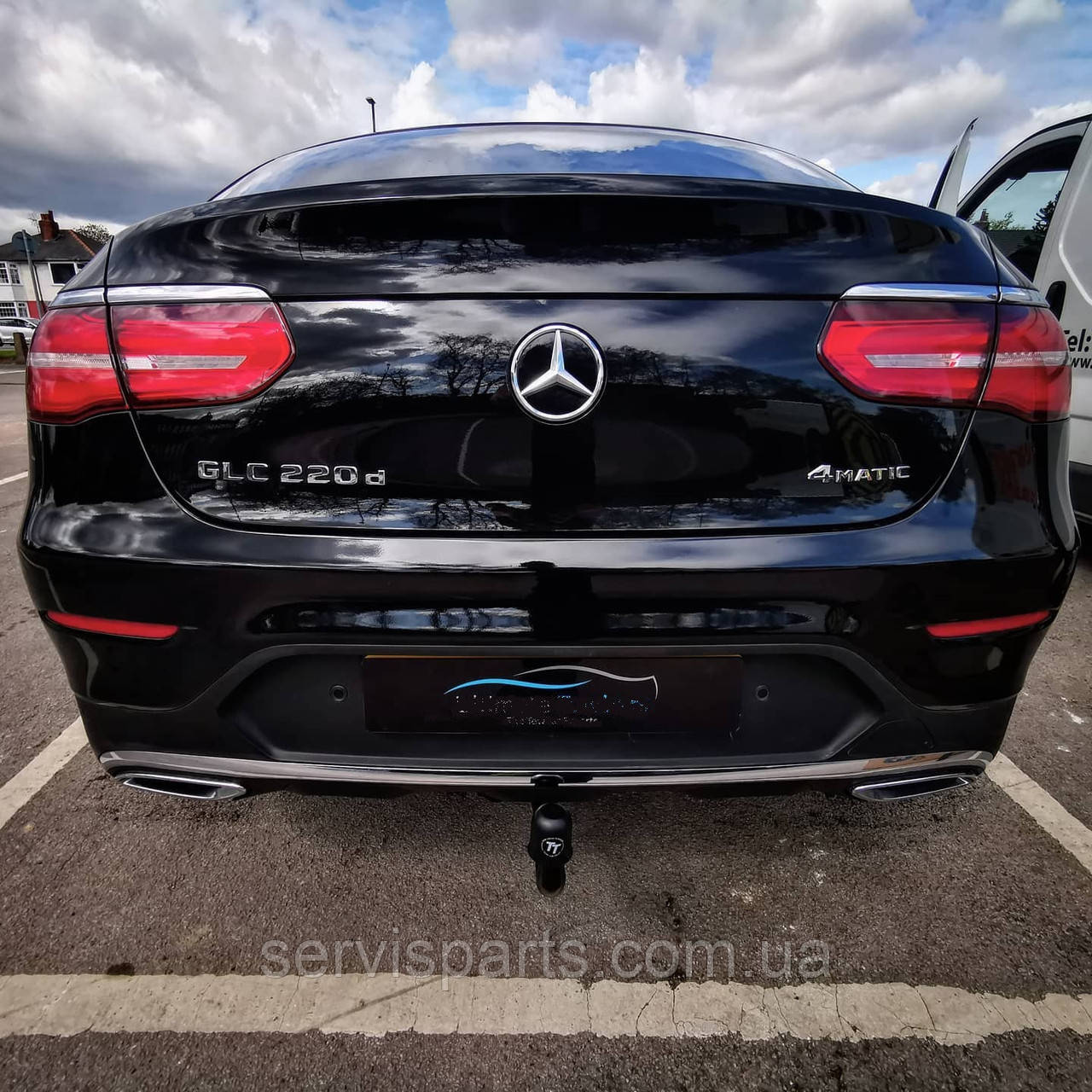 Швидкознімний фаркоп Mercedes GLC Coupe C253 2016- на ключах