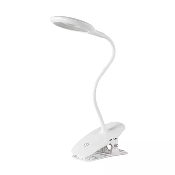 Лампа акумуляторна 1200mAh гнучка з прищіпкой для читання WS-702S