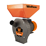Млин для подрібнення зерна WOLFSON 2 кВт кормоподрібнювач, фото 2
