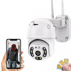 GSM вулична поворотна IP камера Shiwojia (INQMEGA) 393-2M-4G 1080P. YCC365 Plus