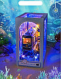 Бук Нук Підводний світ Інтер'єрний конструктор Румбокс DIY Underwater world Book Nook TC-39, фото 3