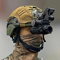 Монокуляр прилад нічного бачення NVG10 Vector Optics ПНБ NVG 10 PVS з кріпленням на шолом