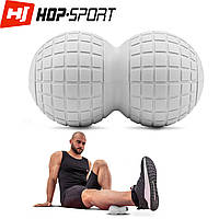 Массажный мяч EVA 190 мм Hop-Sport HS-A190DMB Серый/ мяч для массажа
