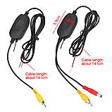 Бездротовий приймач-передавач video transmitter камери заднього огляду (набір для під'єднання), фото 3