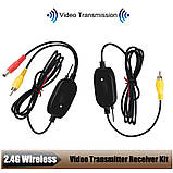 Бездротовий приймач-передавач video transmitter камери заднього огляду (набір для під'єднання), фото 9