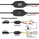 Бездротовий приймач-передавач video transmitter камери заднього огляду (набір для під'єднання), фото 8