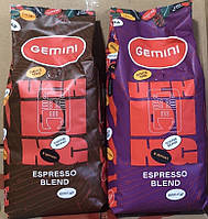 Оригинал! Кофе в зернах Gemini Espresso Vending 1кг (крепкий натуральный зерновой кофе Джемини)