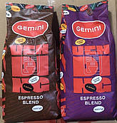 Оригінал! Кава в зернах Gemini Espresso Vending 1кг (міцна натуральна зернова кава Джеміні)