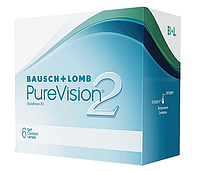 Контактні лінзи -1 -1.25 -1.5 -1.75 -2 -2.25 -2.5 -2.75 -6 -6.5  "Bausch & Lomb" Pure Vision 2 (1 місяць) 1шт