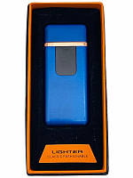 Зажигалка USB спираль 767 Синяя