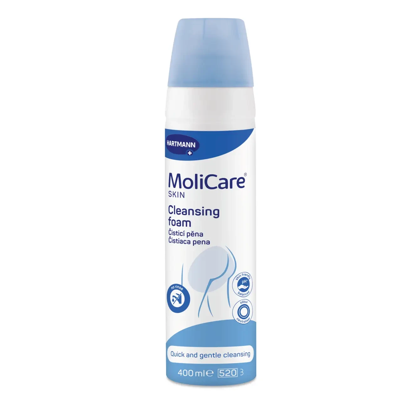 Очищуюча піна для тіла MoliCare Skin 400 мл, фото 1