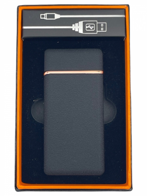 Запальничка USB 2 режими 2 імпульси й газ 601 чорний мат