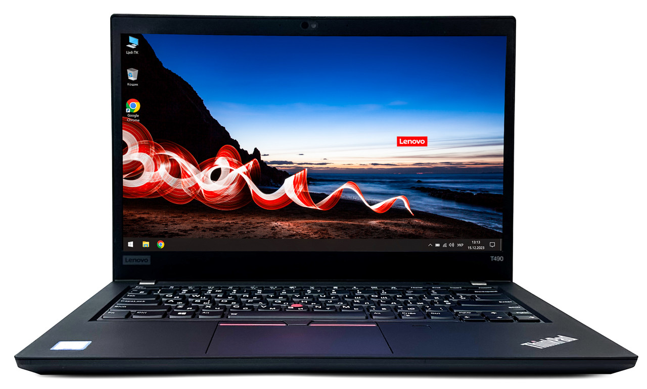 Ноутбук Lenovo ThinkPad T490: Core i7-8665U / RAM 16 ГБ / Intel UHD Graphics / SSD 256 ГБ / 14" WQHD