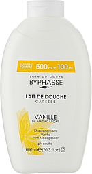 Крем для душу "Ваніль" Byphasse Caresse Shower Cream  600 ml( оригінал оригінал Іспанія)