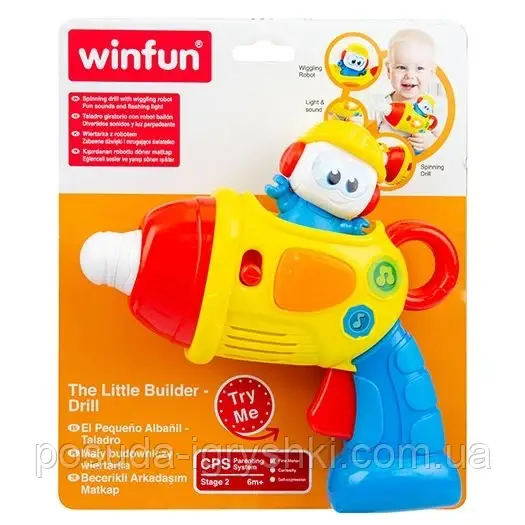 Дриль 0683-NL WinFun  фігурка (рухома), музика, світло, на батарейках.