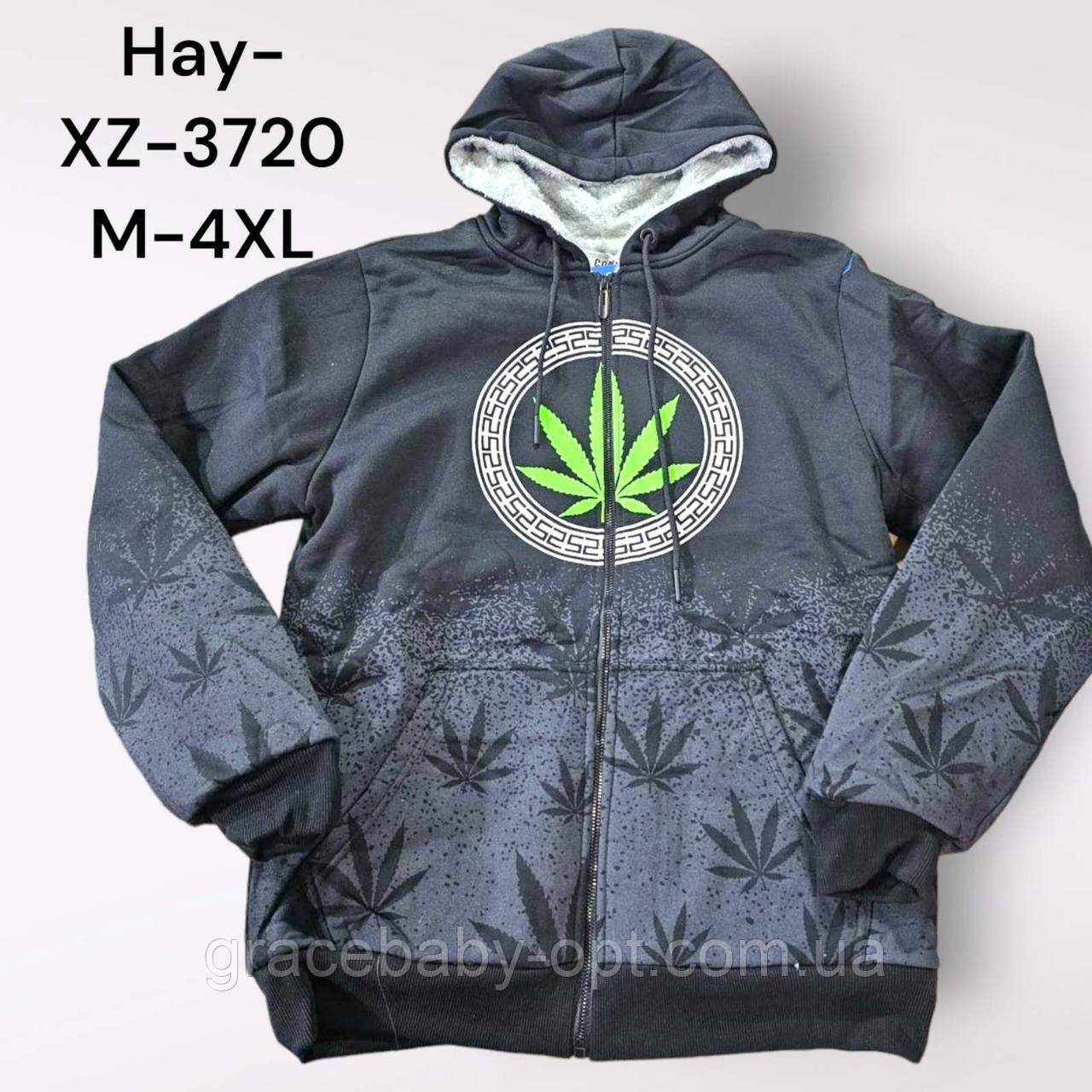 Толстовка утеплена чоловіча оптом, M-4XL рр, № Hay-XZ-3720