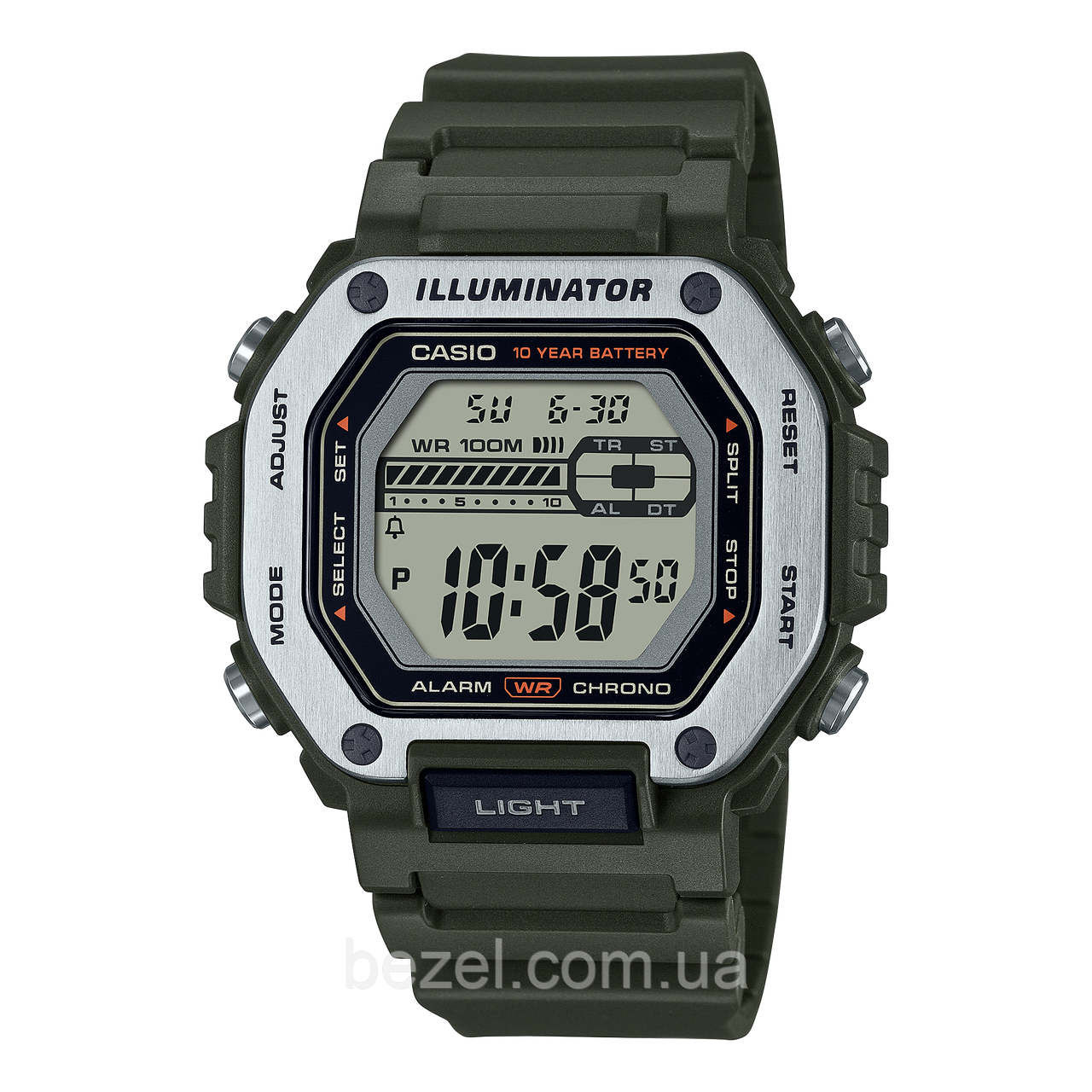 Чоловічі годинники Casio MWD-110H-3AV Green