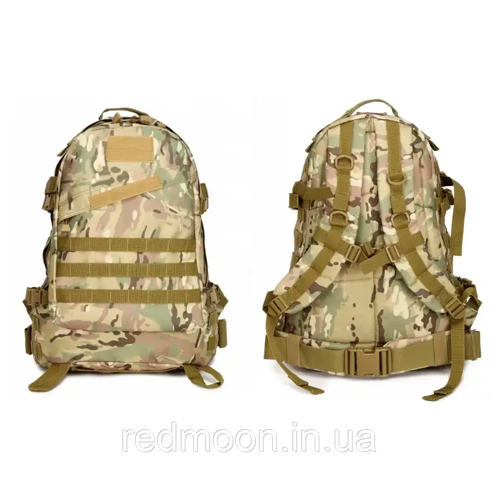 Тактический рюкзак 40л (48х36х24 см), US Army M11, Мультикам / Армейский штурмовой рюкзак - фото 6 - id-p2070421703