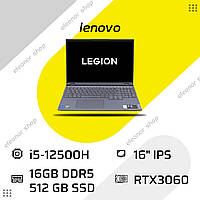 Ноутбук Lenovo Legion 5 Pro-16 i5-12500H/16GB/512/Win11Н RTX3060 165Hz 82RF00EMPB