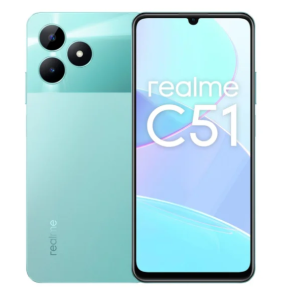 Realme C51 4/128GB Mint Green NFC 33W 90Hz (RMX3830), фото 1