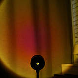 Лампа Атмосферна Проекційний Світильник ЗАКАТ Atmosphere Sunset KJ-905 Lamp Q07, фото 3