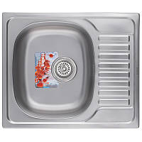 Нержавіюча кухонна мийка Haiba 58x48, врізна матове миття з нержавіючої сталі