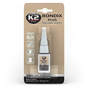 Суперклей універсальний K2 Bondix Plus прозорий 10 г (B101)