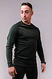 Кофта чоловіча (на утеплювачі) зелена 52, фото 2