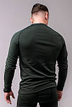 Кофта чоловіча (на утеплювачі) зелена 52, фото 3