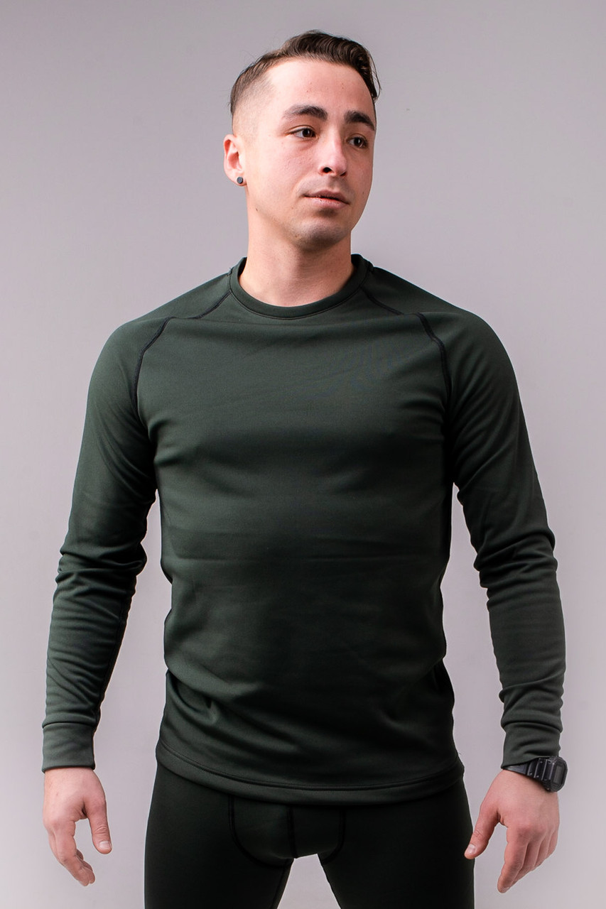 Кофта чоловіча (на утеплювачі) зелена 52, фото 1