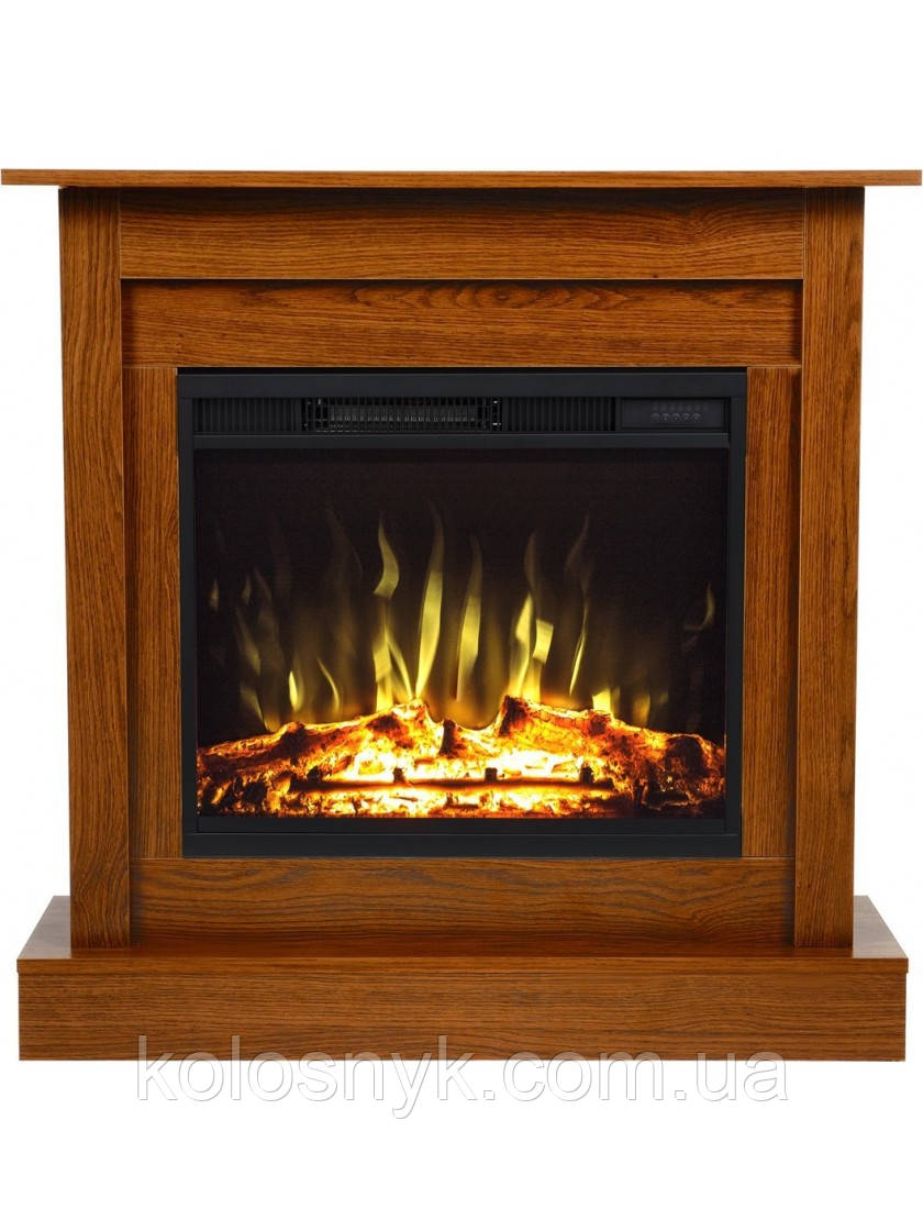 Камінокомплект Aflamo VIGO Темний дуб + LED 60