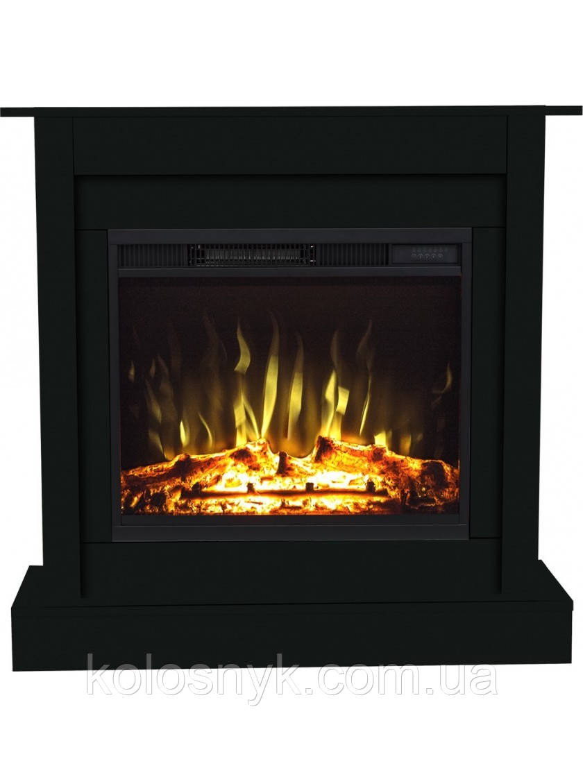 Камінокомплект Aflamo VIGO Чорний + LED 60