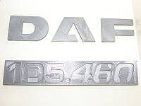 Идентификационная табличка DAF 105.460 и логотип (под покраску)